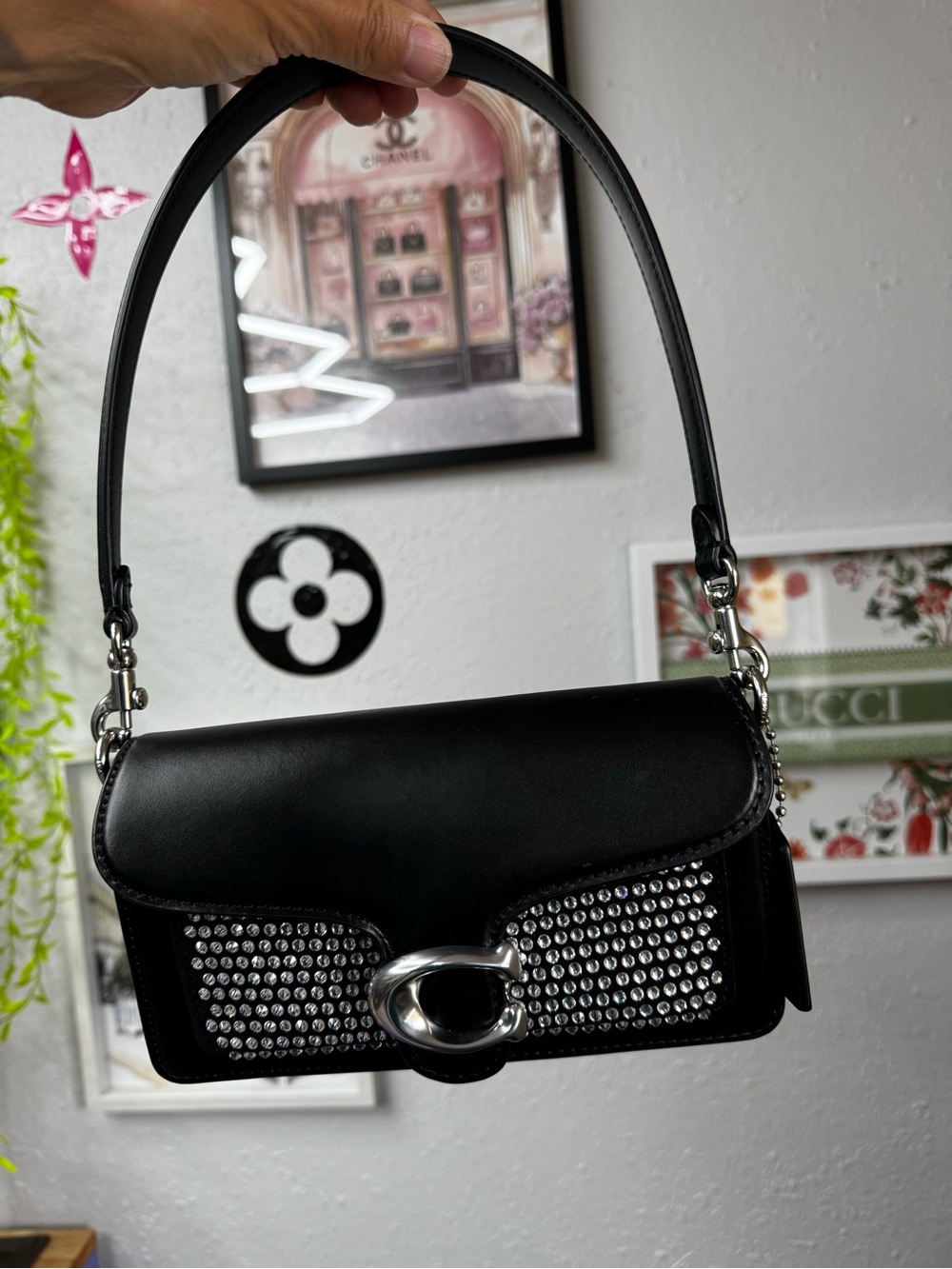 Coach Tabby with Crystals crossbody
